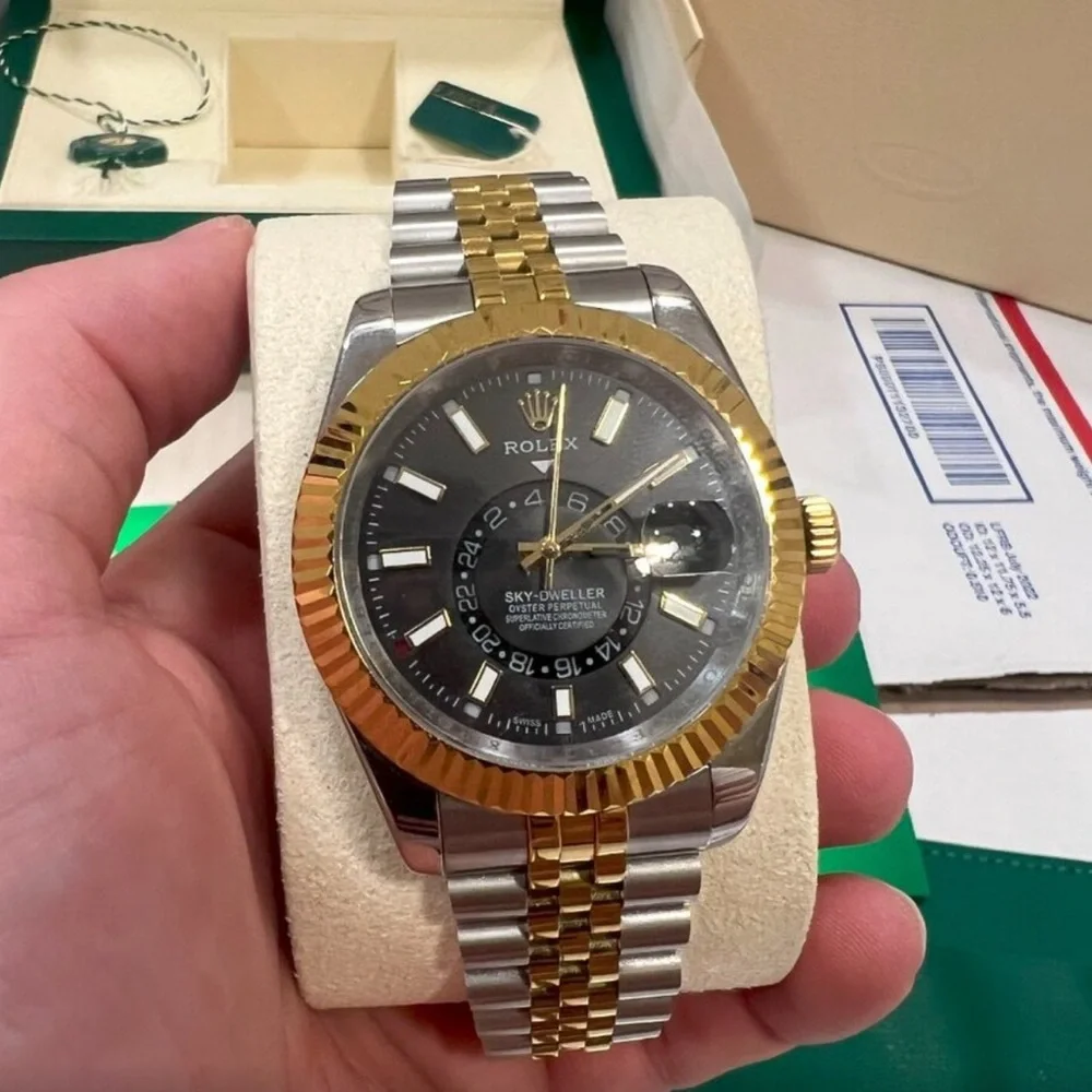 Silver and Gold Watch - Picture 2 of 6